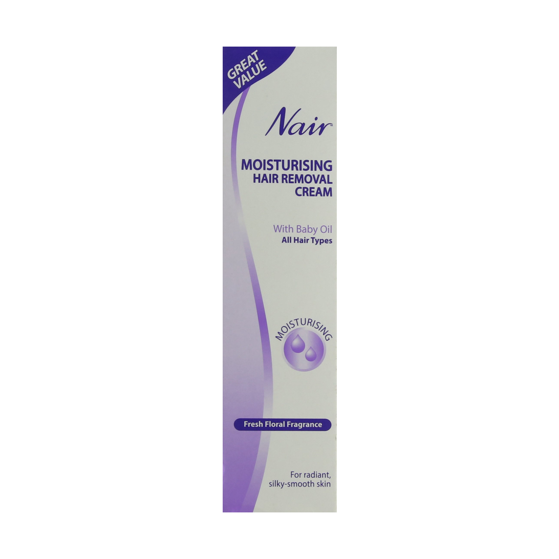 Is nair hair removal cream good for pubic area clearance